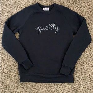 Melissa Masse Equality Sweatshirt Sz S